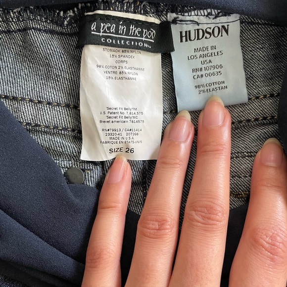 Hudson A Pea In The Pod Maternity Jeans - Picture 12 of 12